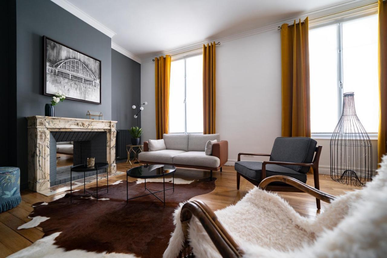 Centre Ville - Appartement 3 Chambres & Terrasse - La Cle Des Sacres رانس المظهر الخارجي الصورة